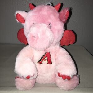 MLB Plush Arizona Diamondbacks Pink / Red Dragon Likely V-day Giveaway